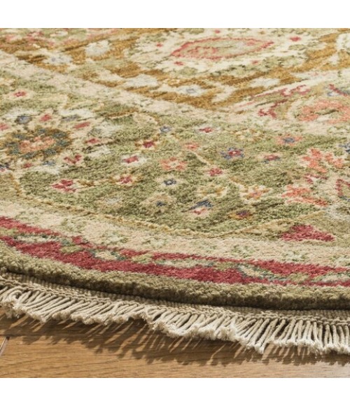 Safavieh Old World Camel OW118 4 ft. X 4 ft. Round Rug
