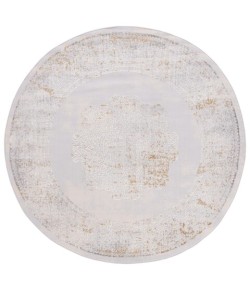 Safavieh Palma Beige / Light Grey PAM312 6 ft. 7 in. X 6 ft. 7 in. Round Rug