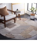 Safavieh Palma Beige / Light Grey PAM328 6 ft. 7 in. X 6 ft. 7 in. Round Rug