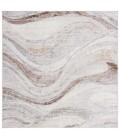 Safavieh Palma Beige / Brown PAM334 6 ft. 7 in. X 6 ft. 7 in. Square Rug