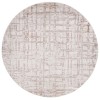 Safavieh Palma Beige / Brown PAM336 6 ft. 7 in. X 6 ft. 7 in. Round Rug