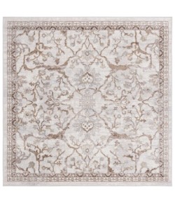 Safavieh Palma Beige / Brown PAM336 6 ft. 7 in. X 6 ft. 7 in. Square Rug