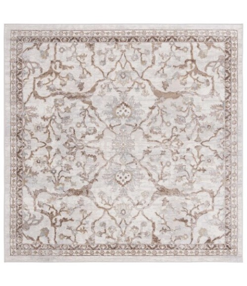 Safavieh Palma Beige / Brown PAM336 6 ft. 7 in. X 6 ft. 7 in. Square Rug