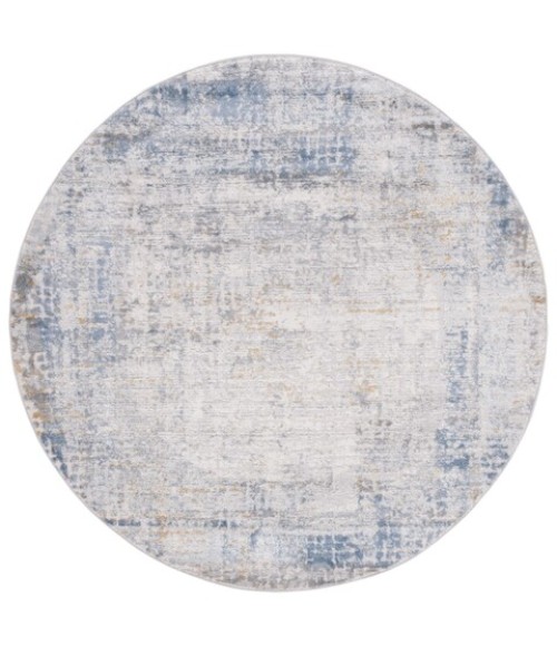 Safavieh Palma Beige / Light Blue PAM338 6 ft. 7 in. X 6 ft. 7 in. Round Rug