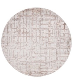 Safavieh Palma Beige / Brown PAM340 6 ft. 7 in. X 6 ft. 7 in. Round Rug