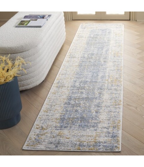 Safavieh Palma Beige / Light Blue PAM344 2 ft. 2 in. X 9 ft. Runner Rug