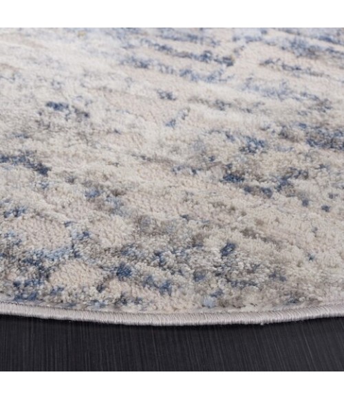 Safavieh Palma Beige / Light Blue PAM344 6 ft. 7 in. X 6 ft. 7 in. Round Rug