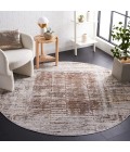 Safavieh Palma Beige / Brown PAM344 6 ft. 7 in. X 6 ft. 7 in. Round Rug