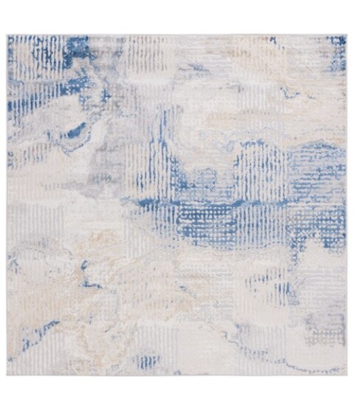 Safavieh Palma Beige / Blue PAM350 6 ft. 7 in. X 6 ft. 7 in. Square Rug