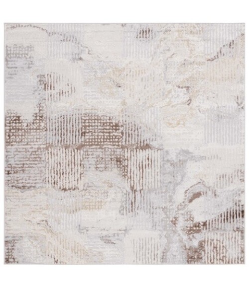 Safavieh Palma Beige / Brown PAM350 6 ft. 7 in. X 6 ft. 7 in. Square Rug