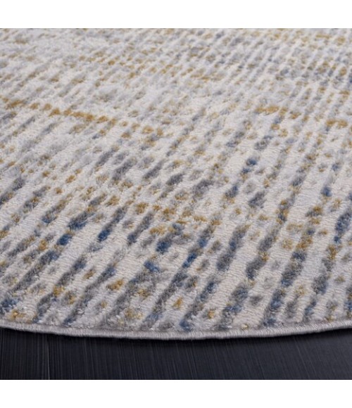 Safavieh Palma Beige / Light Blue PAM356 6 ft. 7 in. X 6 ft. 7 in. Round Rug