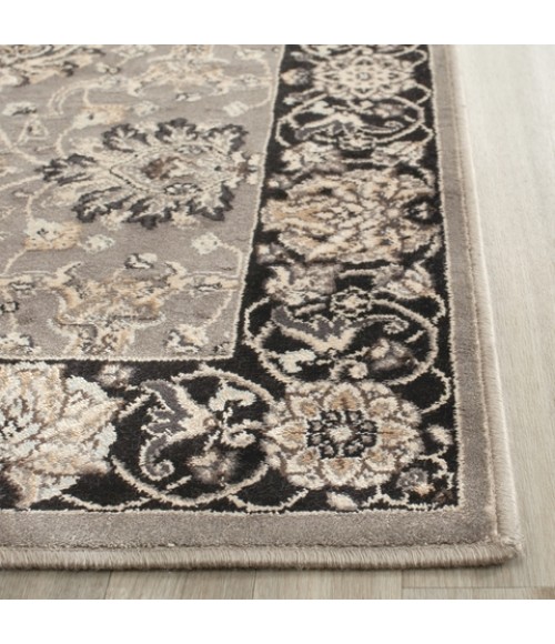 Safavieh Persian Garden Grey / Black PEG608 4 ft. X 5 ft. 3 in. Rectangle Rug