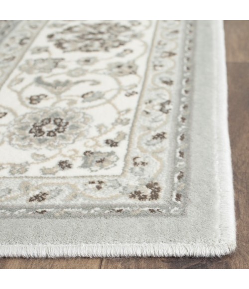 Safavieh Persian Garden Silver / Cream PEG608 8 ft. X 10 ft. 2 in. Rectangle Rug