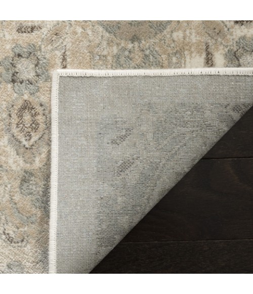 Safavieh Persian Garden Cream / Silver PEG614 6 ft. 7 in. X 9 ft. 6 in. Rectangle Rug