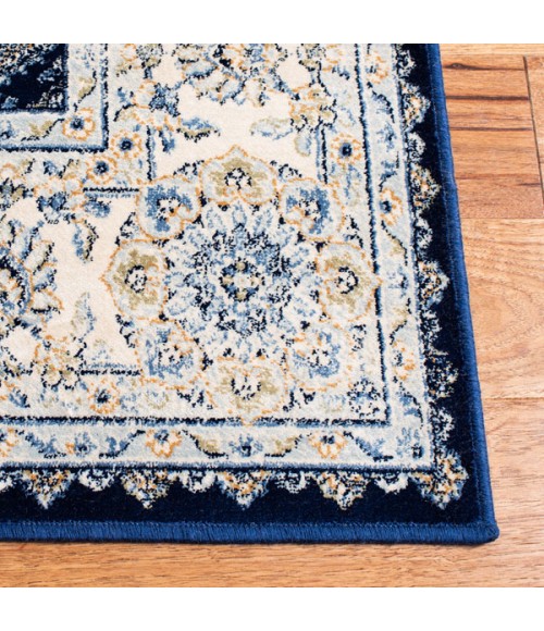 Safavieh Persian Garden Vintage Navy / Ivory Rug PGV611 5 ft. 1 in. X 7 ft. 7 in. Rectangle - Rugs Town Safavieh Persian Garden Vintage Navy / Ivory PGV611 5 ft. 1 in. X 7 ft. 7 in. Rectangle Rug