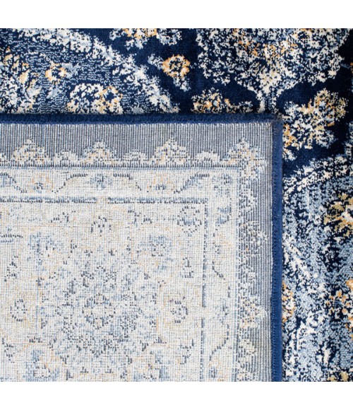 Safavieh Persian Garden Vintage Navy / Ivory Rug PGV611 5 ft. 1 in. X 7 ft. 7 in. Rectangle - Rugs Town Safavieh Persian Garden Vintage Navy / Ivory PGV611 5 ft. 1 in. X 7 ft. 7 in. Rectangle Rug