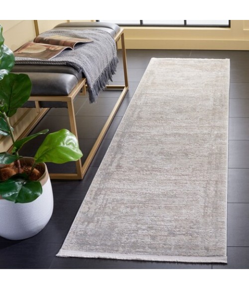 Safavieh Platinum Grey / Beige Rug PLA540 2 ft. 2 in. X 8 ft. Runner - Rugs Town Safavieh Platinum Grey / Beige PLA540 2 ft. 2 in. X 8 ft. Runner Rug