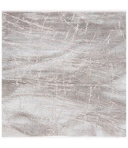 Safavieh Platinum Grey / Light Grey PLA542 6 ft. 7 in. X 6 ft. 7 in. Square Rug