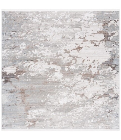 Safavieh Platinum Grey / Ivory Rug PLA552 6 ft. 7 in. X 6 ft. 7 in. Square - Rugs Town Safavieh Platinum Grey / Ivory PLA552 6 ft. 7 in. X 6 ft. 7 in. Square Rug