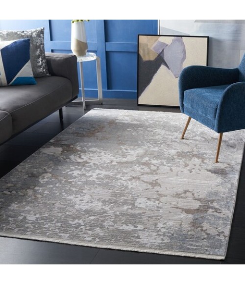 Safavieh Platinum Grey / Ivory Rug PLA552 5 ft. 3 in. X 7 ft. 6 in. Rectangle - Rugs Town Safavieh Platinum Grey / Ivory PLA552 5 ft. 3 in. X 7 ft. 6 in. Rectangle Rug