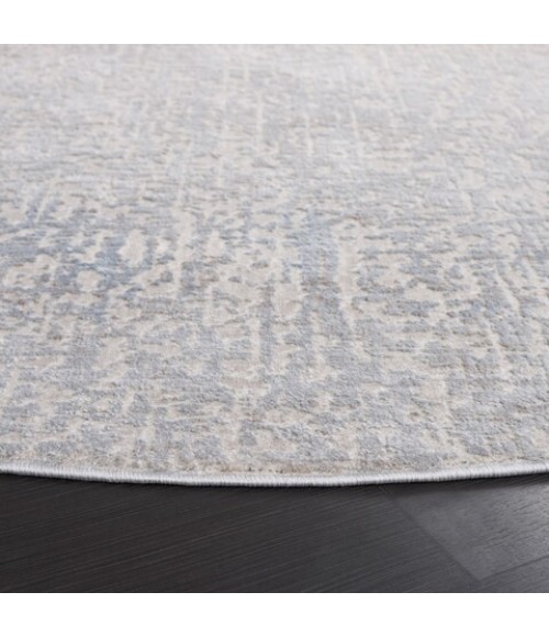 Safavieh Platinum Grey / Beige PLA554 6 ft. 7 in. X 6 ft. 7 in. Round Rug