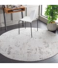 Safavieh Parker Light Grey / Ivory Grey PRK100 6 ft. 7 in. X 6 ft. 7 in. Round Rug