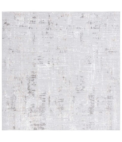 Safavieh Parker Light Grey / Ivory Grey PRK100 6 ft. 7 in. X 6 ft. 7 in. Square Rug