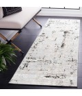 Safavieh Parker Light Grey / Black PRK100 2 ft. X 8 ft. Runner Rug