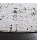Safavieh Parker Light Grey / Black PRK100 6 ft. 7 in. X 6 ft. 7 in. Round Rug