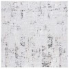 Safavieh Parker Light Grey / Black PRK100 6 ft. 7 in. X 6 ft. 7 in. Square Rug