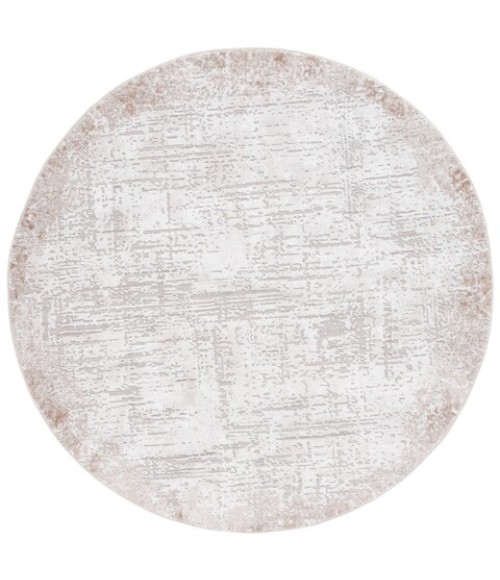 Safavieh Parker Taupe / Grey Gold PRK101 6 ft. 7 in. X 6 ft. 7 in. Round Rug