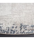 Safavieh Parker Taupe / Ivory Blue PRK101 6 ft. 7 in. X 6 ft. 7 in. Round Rug