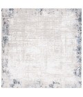 Safavieh Parker Taupe / Ivory Blue PRK101 6 ft. 7 in. X 6 ft. 7 in. Square Rug