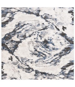 Safavieh Petra Ivory / Blue PTA104 6 ft. 7 in. X 6 ft. 7 in. Square Rug