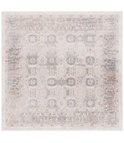 Safavieh Prestige Beige / Light Blue PTE112 6 ft. 7 in. X 6 ft. 7 in. Square Rug