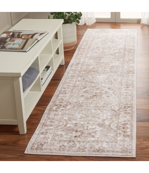 Safavieh Prestige Beige / Blue Rug PTE118 2 ft. 3 in. X 8 ft. Runner - Rugs Town Safavieh Prestige Beige / Blue PTE118 2 ft. 3 in. X 8 ft. Runner Rug