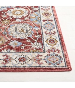 Safavieh Rosewood Ivory / Red ROW102 6 ft. 7 in. X 6 ft. 7 in. Square Rug
