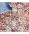 Safavieh Rosewood Ivory / Red ROW102 6 ft. 7 in. X 6 ft. 7 in. Round Rug