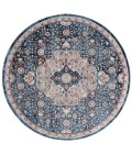Safavieh Rosewood Ivory / Blue ROW104 6 ft. 7 in. X 6 ft. 7 in. Round Rug