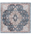 Safavieh Rosewood Ivory / Blue ROW104 6 ft. 7 in. X 6 ft. 7 in. Square Rug