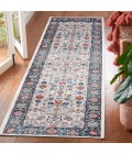 Safavieh Rosewood Ivory / Blue ROW106 2 ft. 3 in. X 8 ft. Runner Rug
