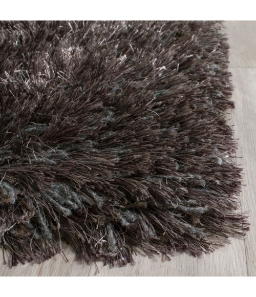 Safavieh Raphsody Shag Charcoal Grey RSG521 2 ft. 7 in. X 4 ft. 7 in. Accent Rug