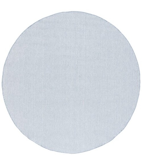 Safavieh River Blue / Ivory RVR600 6 ft. 7 in. X 6 ft. 7 in. Round Rug