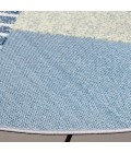 Safavieh Sarasota Blue / Light Green SAR102 6 ft. 7 in. X 6 ft. 7 in. Round Rug