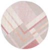 Safavieh Sarasota Pink / Brown SAR102 6 ft. 7 in. X 6 ft. 7 in. Round Rug