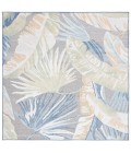 Safavieh Sarasota Light Green / Navy SAR106 6 ft. 7 in. X 6 ft. 7 in. Square Rug