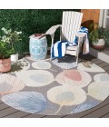 Safavieh Sarasota Beige / Grey SAR110 6 ft. 7 in. X 6 ft. 7 in. Round Rug