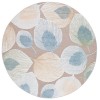Safavieh Sarasota Grey / Brown SAR110 6 ft. 7 in. X 6 ft. 7 in. Round Rug