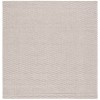 Safavieh Sisal All-Weather Natural / Ivory SAW460 6 ft. 7 in. X 6 ft. 7 in. Square Rug