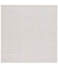 Safavieh Sisal All-Weather Light Grey / Ivory SAW460 6 ft. 7 in. X 6 ft. 7 in. Square Rug